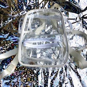 Y2K clear mini backpack
